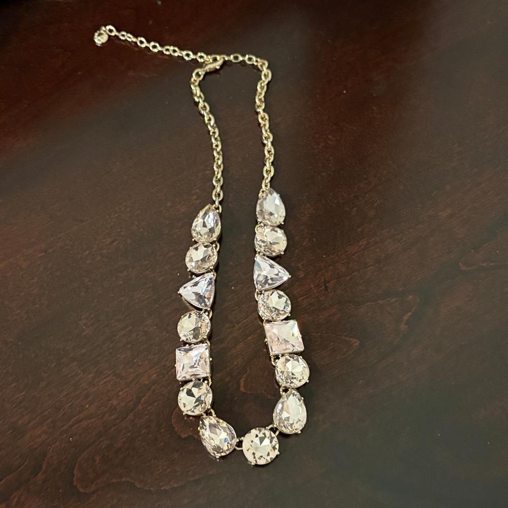 Crystal Stone Statement Necklace